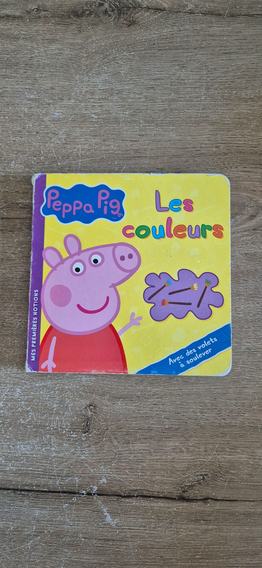 Livre à volets Peppa Pig Les couleurs 